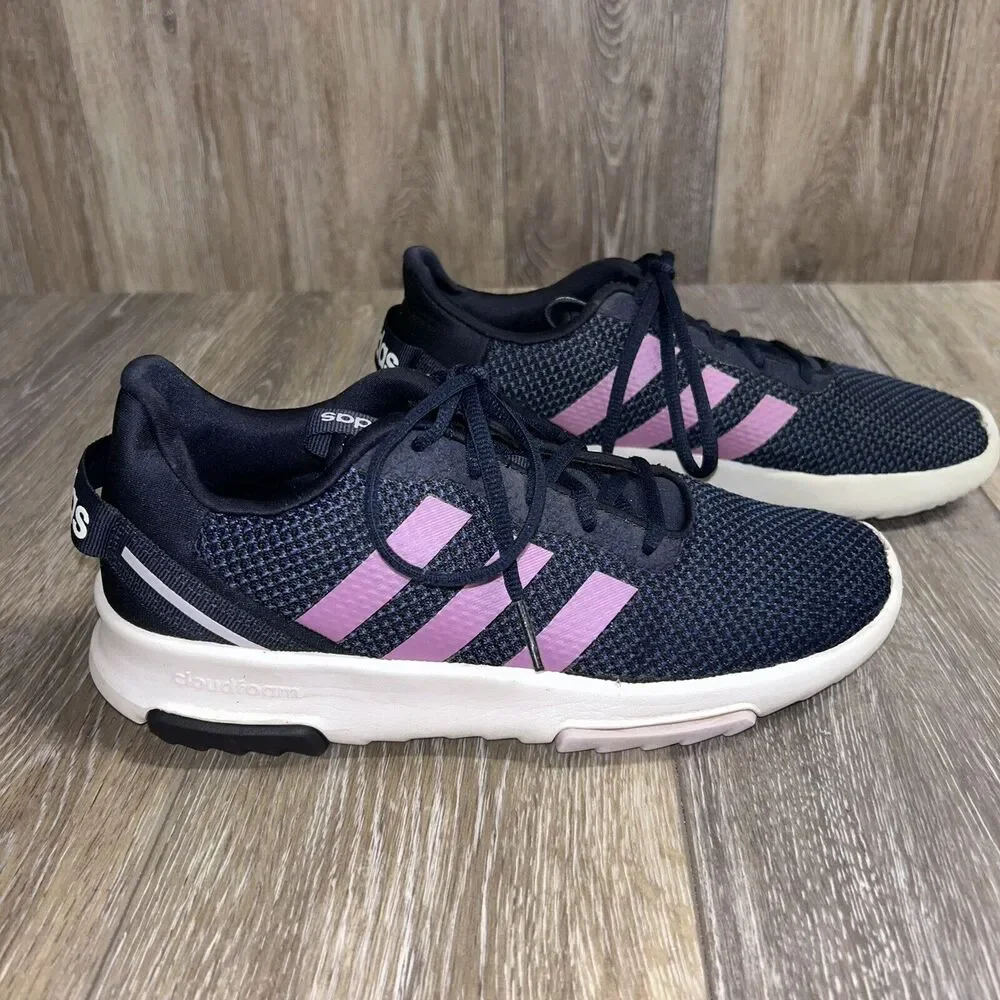 Adidas Racer Tr 2.0 Youth US Size 5.5 Blue Purple Sneaker Shoes FX7273